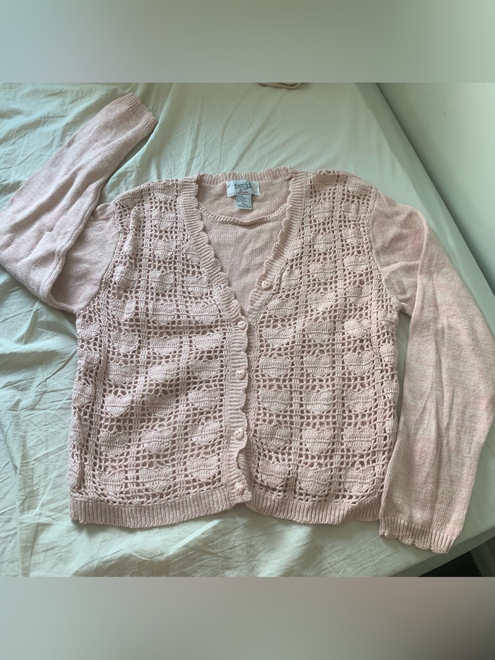 Vintage Heart Knit Sweater Vest